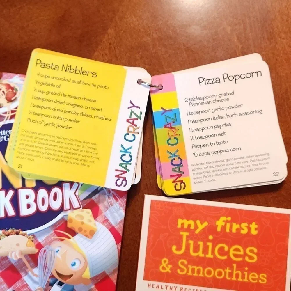 Junior Cookbook, My 1st Juices & Smoothies, Snack Crazy Kids 100 Recipes Bundle